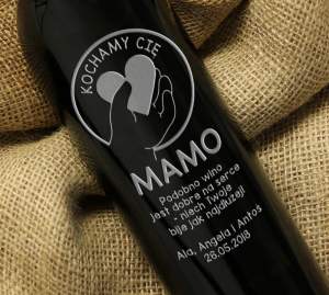 Personalizowane wino z okazji Dnia Mamy