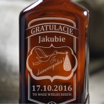 Zdjęcie produktu Bocian - grawerowana whisky Ballantine's z okazji narodzin dziecka