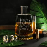 Zdjęcie produktu Cigar Club - personalizowana karafka w zestawie z 6 grawerowanymi szklankami