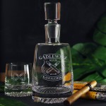 Zdjęcie produktu Cigar Club - personalizowana karafka w zestawie z 6 grawerowanymi szklankami