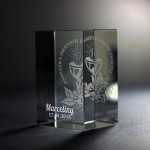 Zdjęcie produktu Szklana pamiątka I Komunii Świętej z personalizacją