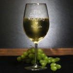 Zdjęcie produktu Motto - grawerowany kieliszek do wina z personalizacją