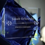 Zdjęcie produktu Szklana statuetka z wygrawerowanym nazwiskiem