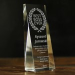 Zdjęcie produktu Best Boss Ever - grawerowana statuetka z personalizacją w podziękowaniu dla szefa