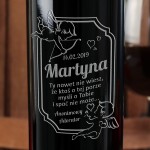 Zdjęcie produktu Kupidyn - grawerowane wino z personalizacją dla ukochanej osoby