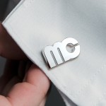 Zdjęcie produktu Inicjały Modern - personalizowane spinki do mankietów