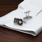 Zdjęcie produktu Inicjały Modern - personalizowane spinki do mankietów
