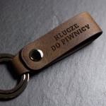 Zdjęcie produktu Przypominajka - grawerowany brelok do kluczy z ekoskóry