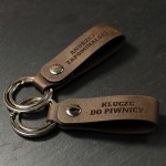 Zdjęcie produktu Przypominajka - grawerowany brelok do kluczy z ekoskóry