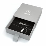 Zdjęcie produktu Imienna bransoletka z zawieszką wykonana ręcznie ze srebra