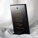 Zdjęcie produktu Jezu Ufam Tobie - grawerowany obrazek ze srebrem na I Komunię Świętą