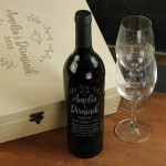 Zdjęcie produktu Ślubny Wianek - grawerowany zestaw z personalizacją dla Młodej Pary