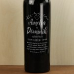 Zdjęcie produktu Ślubny Wianek - grawerowany zestaw z personalizacją dla Młodej Pary