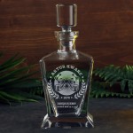 Zdjęcie produktu Niezbędnik Gentlemana - grawerowana karafka w komplecie z 6 szklankami