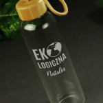 Zdjęcie produktu EKO - grawerowana butelka szklana z personalizacją
