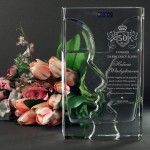Zdjęcie produktu Faces - grawerowany wazon z personalizacją z okazji rocznicy