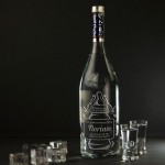 Zdjęcie produktu Narodzinowa Butla - grawerowana wódka Biały Bocian z personalizacją na pępkowe