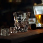 Zdjęcie produktu Toast Za Tatę - grawerowana szklanka do whisky z personalizacją dla Taty