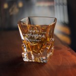 Zdjęcie produktu Toast Za Tatę - grawerowana szklanka do whisky z personalizacją dla Taty