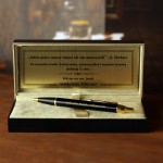 Zdjęcie produktu Personalizowany długopis Parker w grawerowanym etui, na dowolną okazję