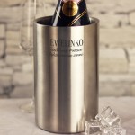 Zdjęcie produktu Zawsze Zimne - grawerowany kubełek chłodzący z personalizacją na dowolną okazję