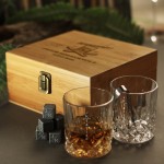 Zdjęcie produktu Najlepszy Świadek - grawerowany zestaw do whisky z dwiema szklankami