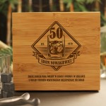 Zdjęcie produktu Whisky - personalizowany zestaw ze szklankami i kostkami do whisky na urodziny