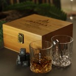 Zdjęcie produktu Skrzynia Zwątpienia - personalizowany zestaw do whisky na wieczór kawalerski