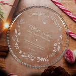 Zdjęcie produktu Świąteczne Wypieki - grawerowana patera z personalizacją na Święta