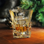 Zdjęcie produktu Nie Susz - grawerowana szklanka do whisky z personalizacją na Święta