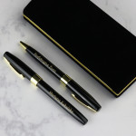 Zdjęcie produktu Najpiękniejsza - grawerowany zestaw piśmienniczy z personalizacją dla niej w welurowym etui