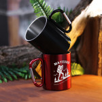 Zdjęcie produktu Gdzie Nogi Poniosą - grawerowany kubek z karabińczykiem dla podróżnika