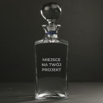 Zdjęcie produktu Karafka do whisky KROSNO Caro z własną personalizacją