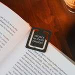 Zdjęcie produktu Grawerowana zakładka metalowa z własną personalizacją