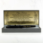 Zdjęcie produktu Zestaw Parker pióro i długopis w etui z personalizacją dla pary z okazji Ślubu