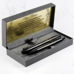Zdjęcie produktu Zestaw Parker pióro i długopis w etui z personalizacją dla pary z okazji Ślubu