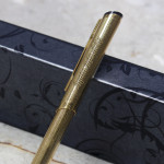 Zdjęcie produktu Gratulacje Gratulacje - grawerowany długopis z pieczątką HERI złoty