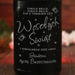 Zdjęcie produktu Gingle Bells - grawerowany gin Hendrick's z personalizacją na Święta