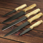 Zdjęcie produktu Ona Gotuje - grawerowany zestaw 5 noży z personalizacją