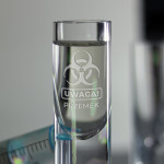 Zdjęcie produktu Toxic - zestaw 6 ręcznie wykonanych grawerowanych kieliszków do wódki