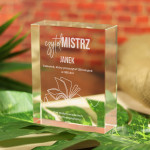 Zdjęcie produktu CzytelMistrz - grawerowana statuetka dla mola książkowego