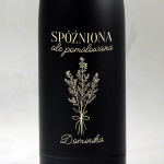 Zdjęcie produktu Spóźniona - personalizowana butelka termiczna dla miłośniczki makijażu 530ml