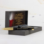 Zdjęcie produktu Grawerowany długopis Parker z personalizacją dla wojskowego