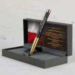 Zdjęcie produktu Grawerowany długopis Parker z personalizacją dla wojskowego