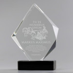 Zdjęcie produktu Jesteś Zwycięzcą - grawerowana statuetka kryształowa w etui, na dowolną okazję