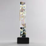 Zdjęcie produktu Jubileusz - grawerowana kryształowa statuetka w etui, na dowolną okazję