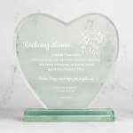 Zdjęcie produktu Serce - grawerowana statuetka w kształcie serca z życzeniami na dowolną okazję