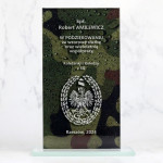 Zdjęcie produktu Straż Graniczna - grawerowana szklana statuetka z personalizacją