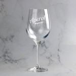 Zdjęcie produktu Grawerowany kieliszek do Aperol Spritz z personalizacją