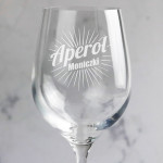 Zdjęcie produktu Grawerowany kieliszek do Aperol Spritz z personalizacją